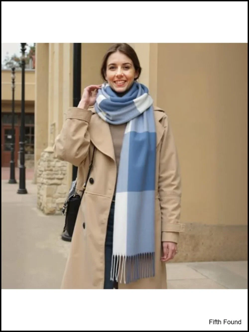 Loritta Women's Long Plaid Shawl Wrap Scarf Oversized Acrylic Winter Gift